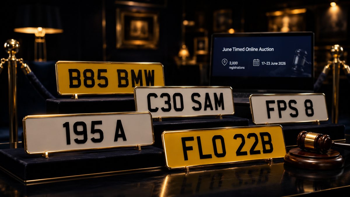DVLA June 2026 Online Auction Preview